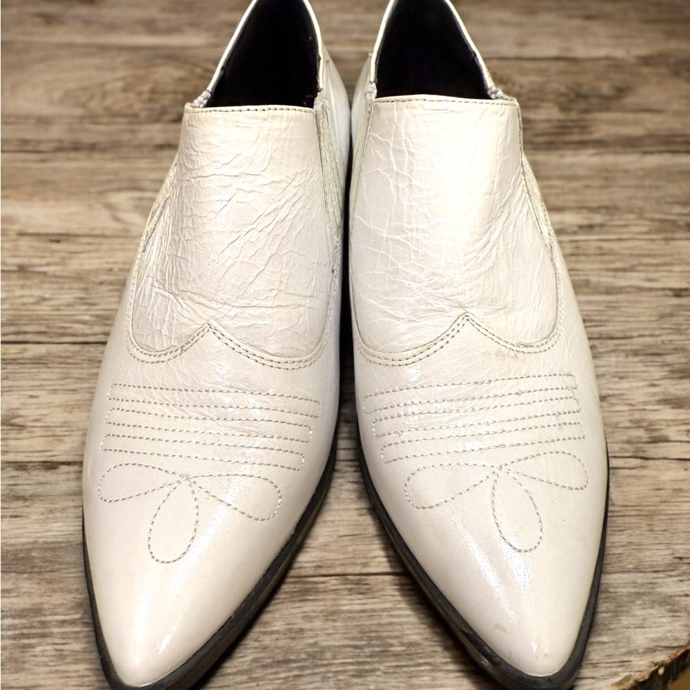 Rebecca Minkoff Koso ankle Women’s White Leather bootie Shoes